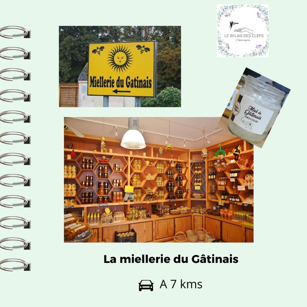 Le Relais Des Clefs - Au Calme Du Gatinais - Escapade A Deux - Terrasse Privee - Wifi - Offre Romantique Sur Demande Valpuiseaux Εξωτερικό φωτογραφία